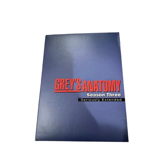 Greys Anatomy Season Three Seriously Extended DVD 2006 Y2K Hospital Medical TV - Picture 3 of 10